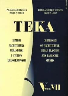 Teka Komisji Architektury, Urbanistyki i Studiów Krajobrazowych
