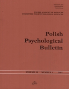Polish Psychological Bulletin