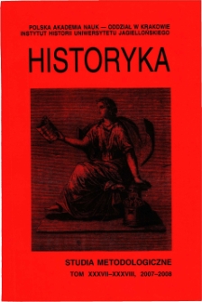 Historyka Studia Metodologiczne