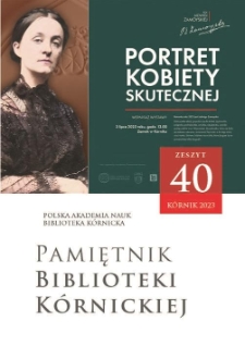 Pamiętnik Biblioteki Kórnickiej