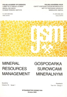 Gospodarka Surowcami Mineralnymi - Mineral Resources Management