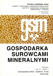 Gospodarka Surowcami Mineralnymi - Mineral Resources Management