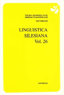 LINGUISTICA SILESIANA