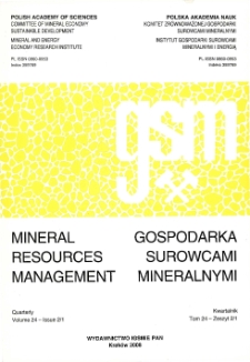 Gospodarka Surowcami Mineralnymi - Mineral Resources Management