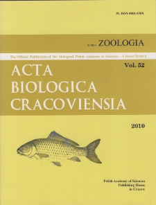 Acta Biologica Cracoviensia s. Zoologia